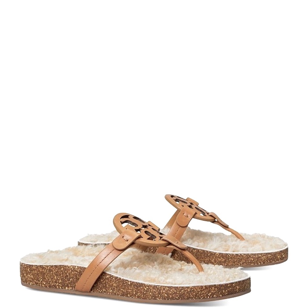 NIB | TORY BURCH Miller Cloud Shearling Sandal | 9.5